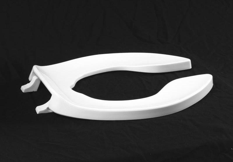 Commercial Elongated Open Front Toilet Seat