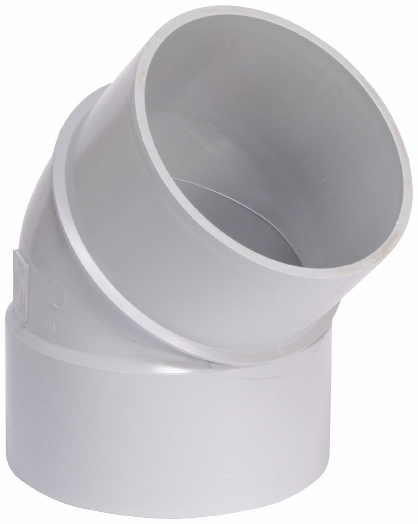 12"x90D PVC DWV ELBOW SPxH SYSTEM 15