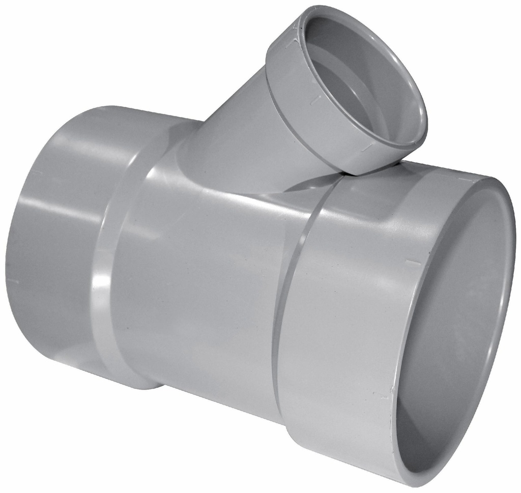 12"x45D PVC DWV WYE HxHxH SYSTEM XFR