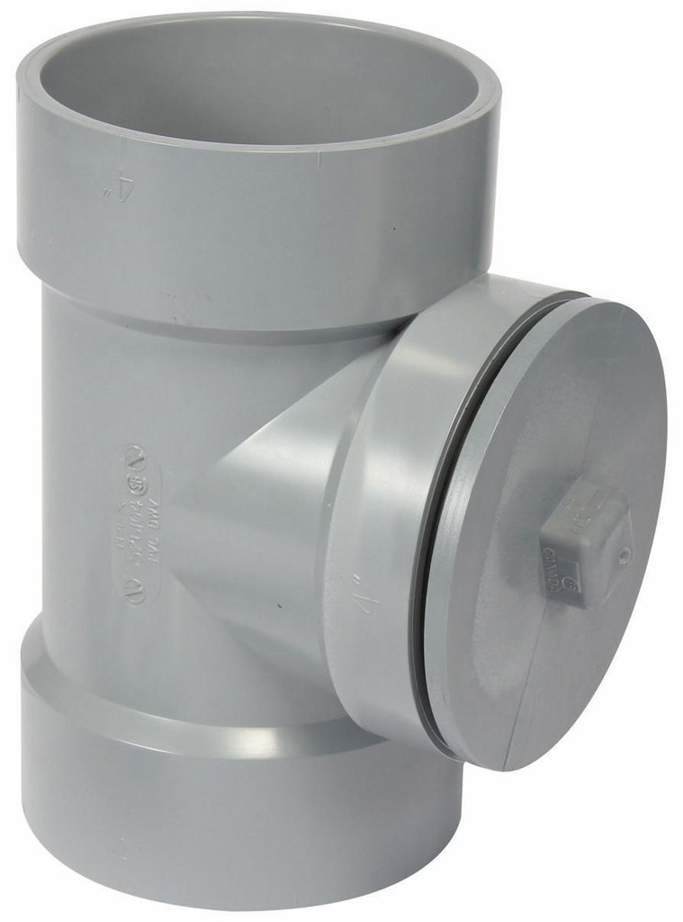 4" PVC DWV LINE C/O W/ PLUG HXHXGKT PLUG SYSTEM XFR