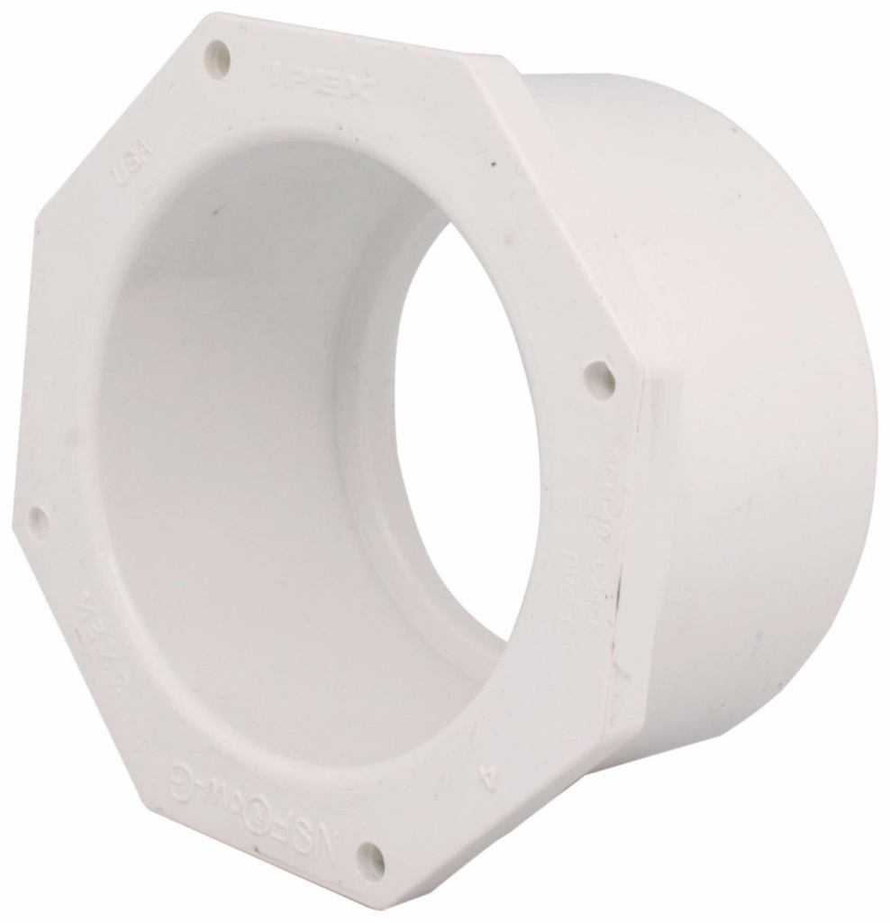 3 X 2-1/2  PVC  WHITE 636 BUSH