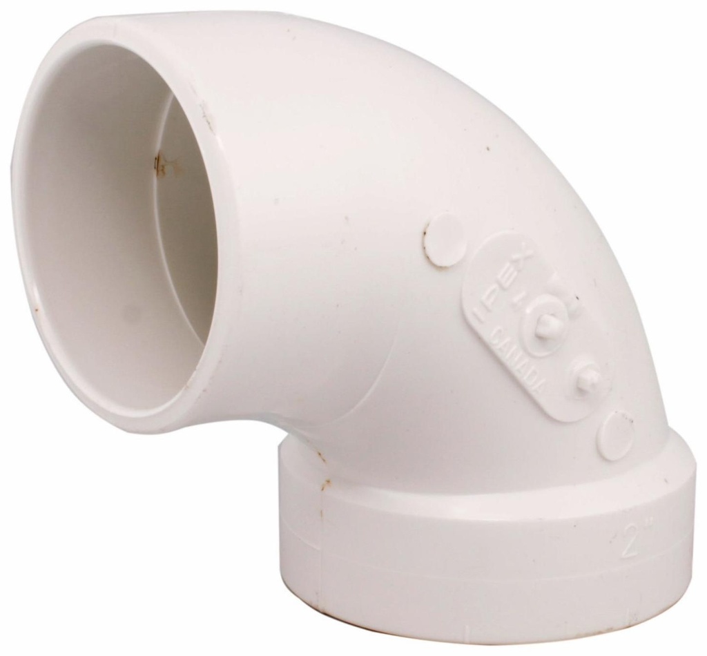 2"x90D PVC FGV ELBOW SPxH SYSTEM 636