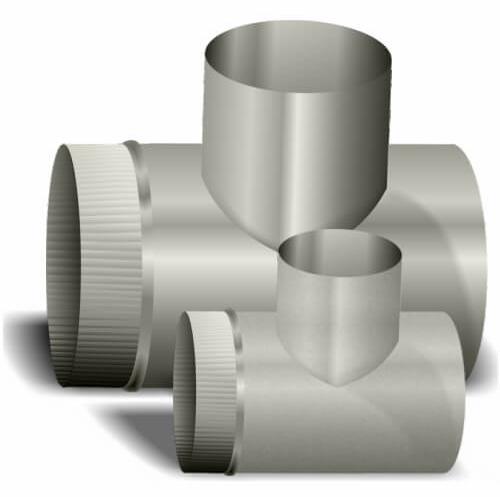 4" x 4" x 3" Tee 26ga