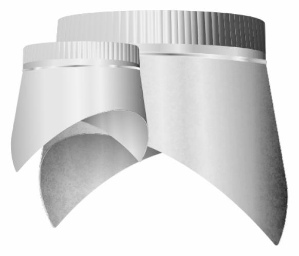 9" Saddle Take Off on 12 to 18" 28ga