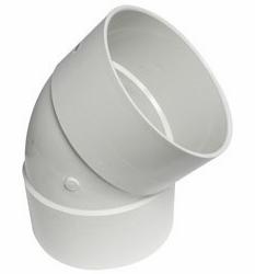 8 PVC SEWER 45 ELBOW