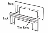 VACUUM PAN TRIM PLATE