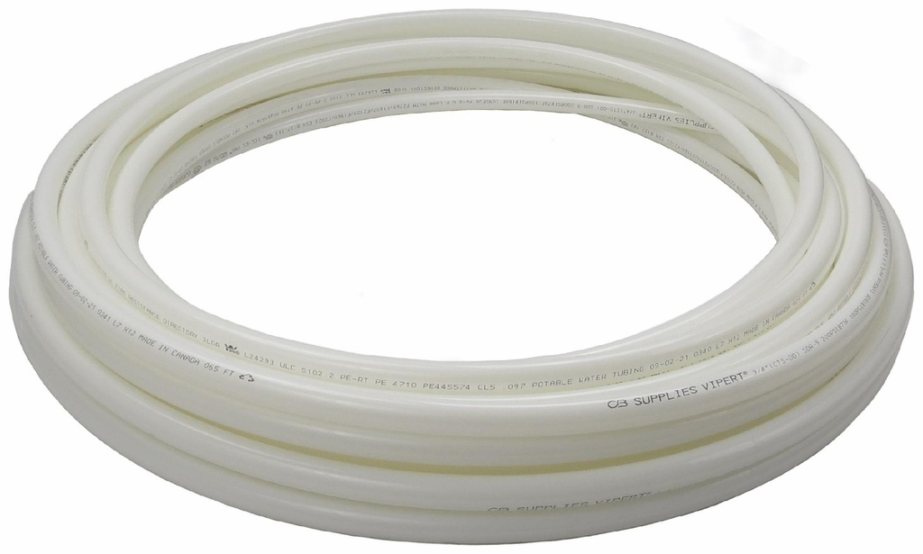 1/2" x 250' Coil Vipert Pipe (White)