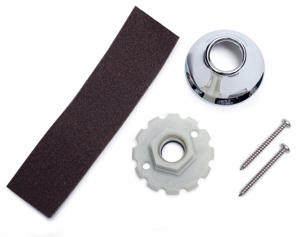 SHOWER WALLNUT W/ESC CHROME