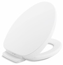 Purewarmth Quiet-Close Heated Elongated Toilet Seat with LED Nightlight