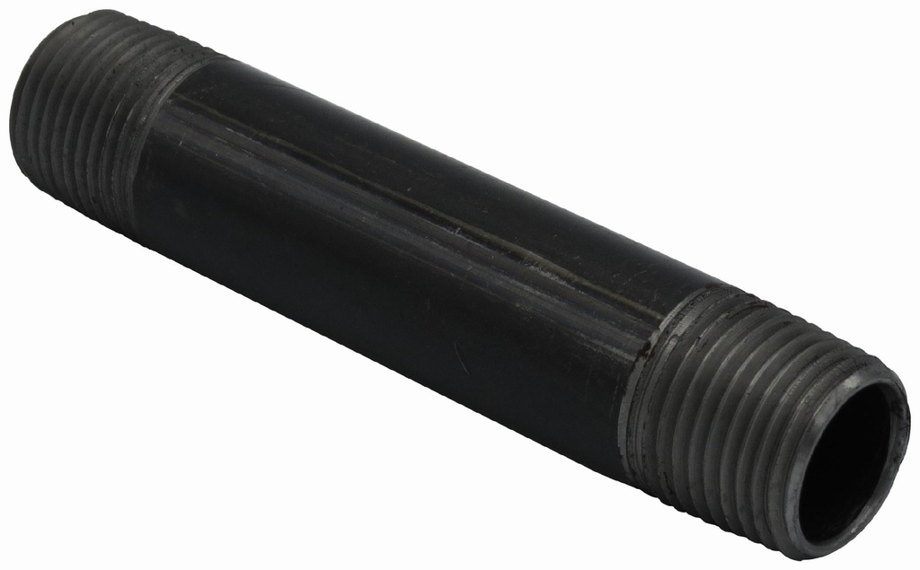 1-1/4 X 8 STD BLACK STEEL NIPPLE