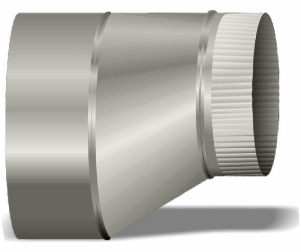 9"-6" Pipe Red. Flat on Side SE/SE 26ga