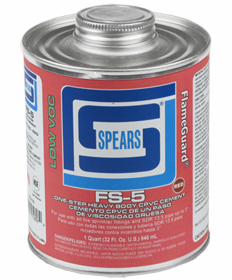 473ml FS-5 1-Step PVC Cement Red