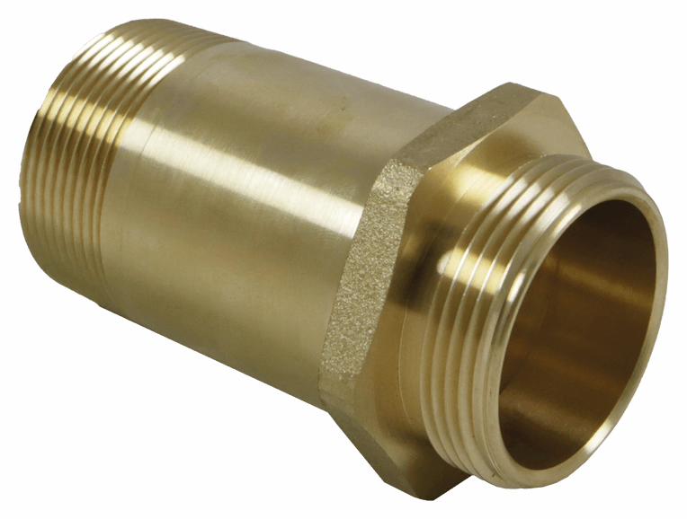 1-1/2 MNPT X MNPSH BR RACK NIPPLE