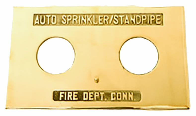 PLATE 2 2-1/2 A/S BR RECT.