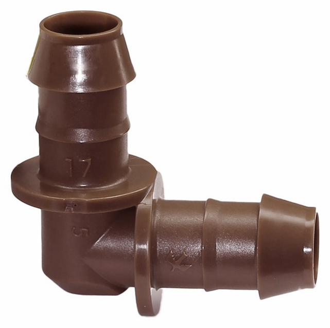 17mm Barb x Barb Elbow