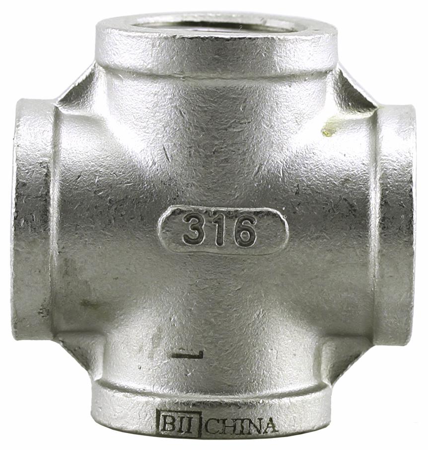 1/8 STAINLESS THRD 150# CROSS