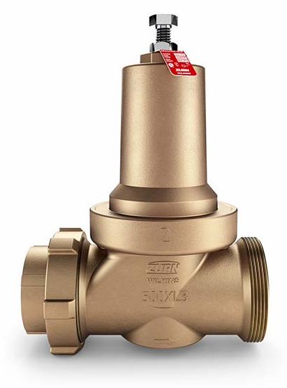 2" 500XL3 PRV 25-75 PSI Single Union Fem x Fem NPT Tap for gauge Lead Free