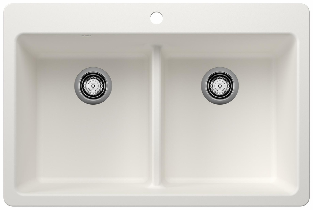 Liven 33 2 Bowl Dual Mount Low Divide Silgranit Kitchen Sink