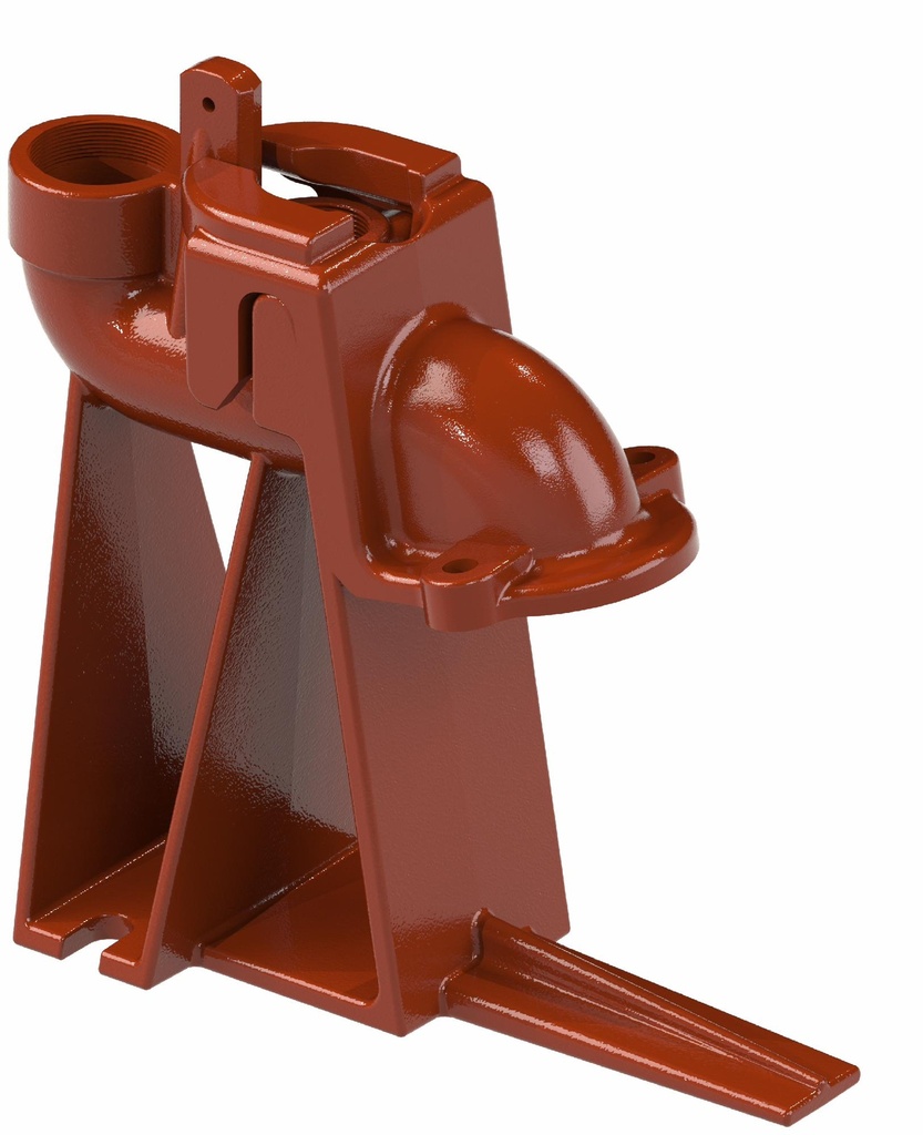 Guide Rail Base for LE and LEH Series 2" Cast Iron