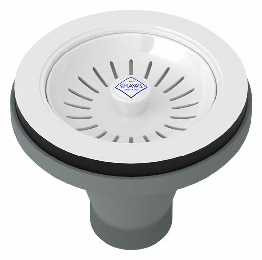 SHAWS BASKET STRAINER WHITE