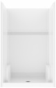 Icon 48" x 34" Center Drain Alcove 1-Piece Shower