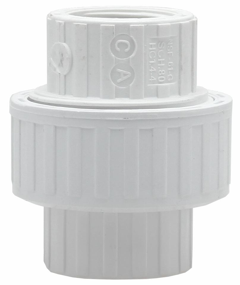 458-007 - '3/4" Fipt x Fipt Union O-Ring Type - Schedule 40 PVC'