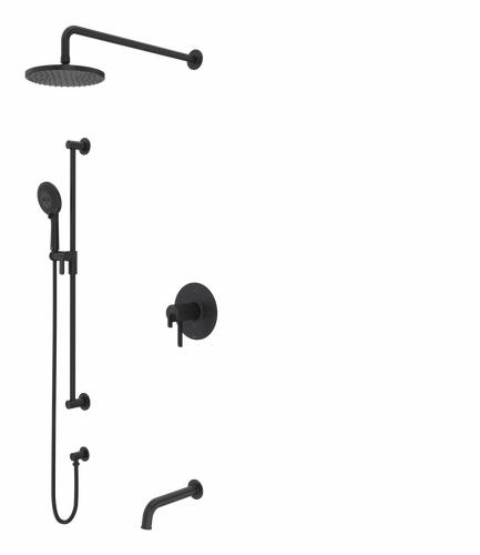 Authentica Shower System with Wall Arm Rainshower