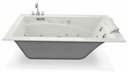 Optik 6636 End Drain Drop-In Tub