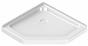 36" Neo-Angle Center Drain Corner Shower Base