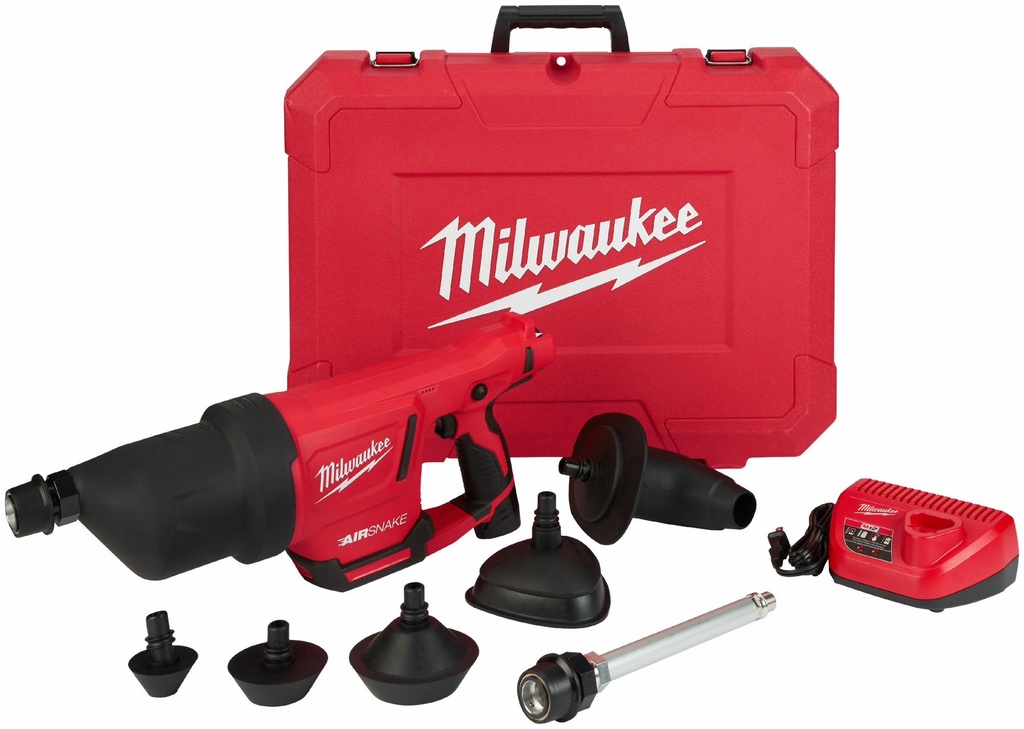 M12 Airsnake Drain Cleaning Air Gun Kit