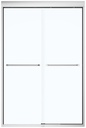 Kameleon 43-48" x 71" Alcove Sliding Shower Door with SoftClose & Towel Bar