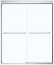 Kameleon 51-55" x 71" Alcove Sliding Shower Door with Towel Bar