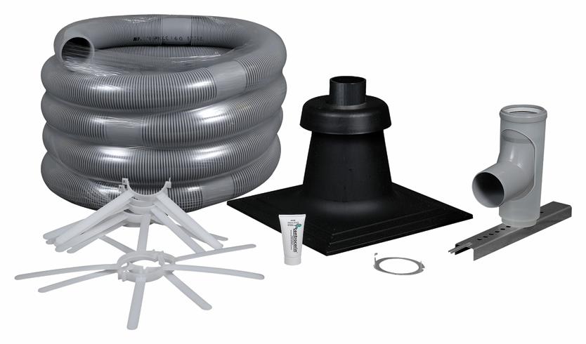 4 x 25ft Flex Chimney Kit