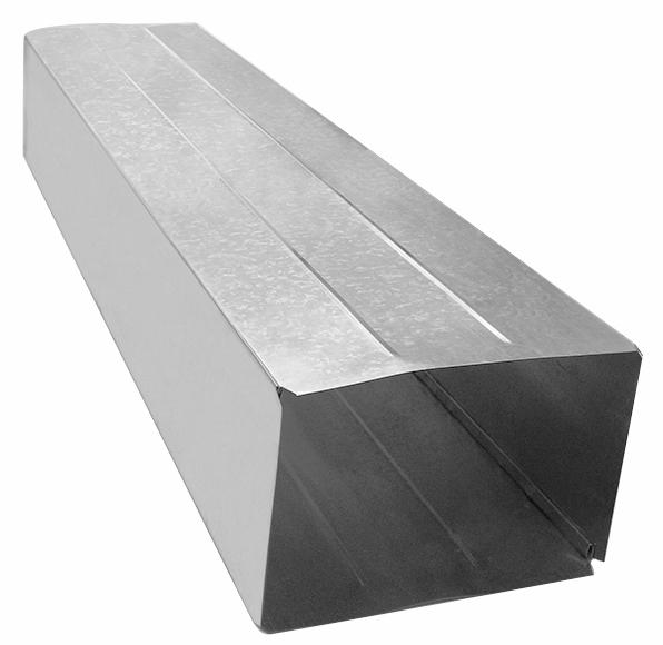 22" x 8" Duct 26ga 5' Len (per foot)