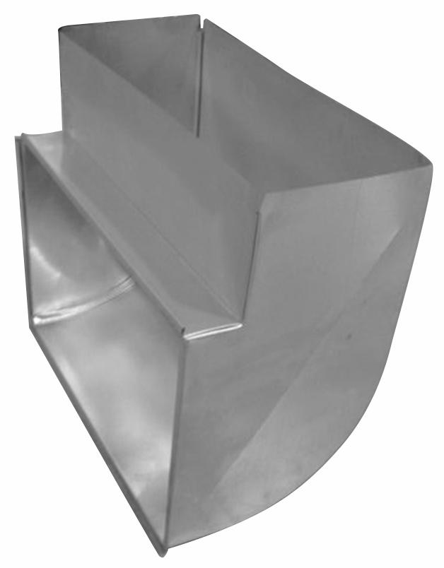 23.5" x 15" to 24" x 8" Return Air Elbow