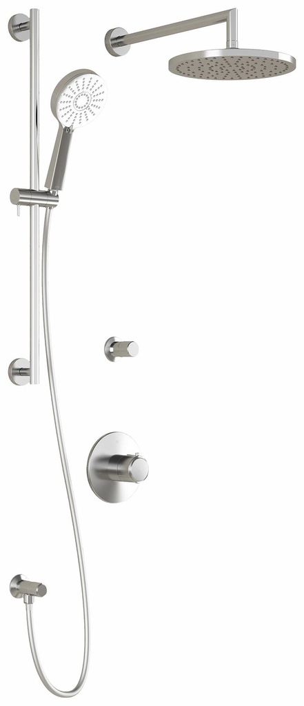 Cite T2 Plus Thermostatic Shower System with Wall Arm