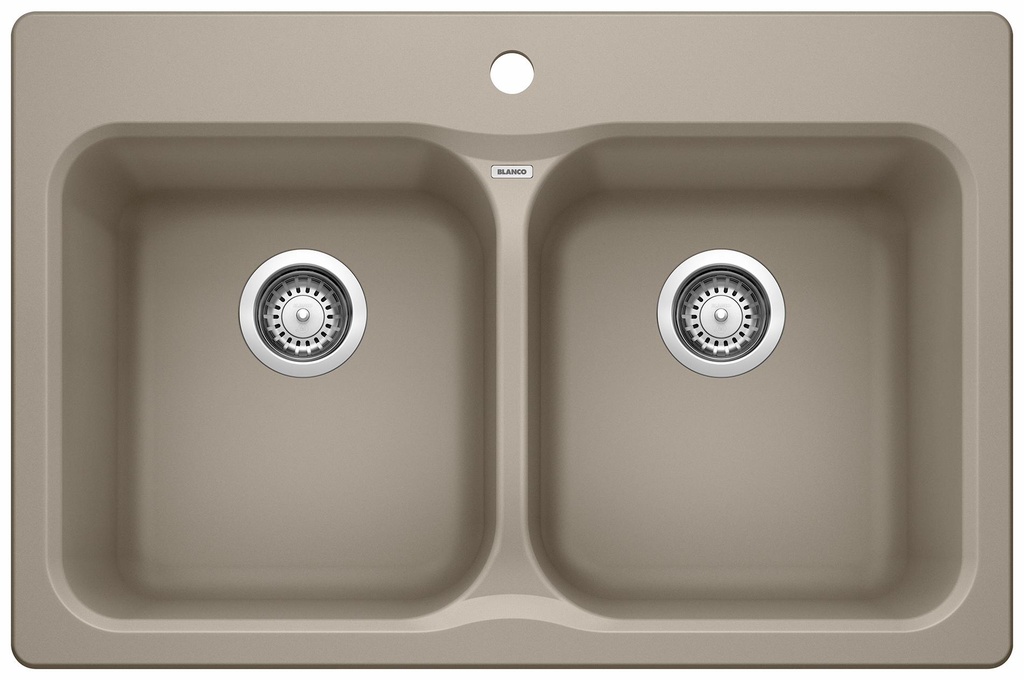 Vision 210 2 Bowl Drop-In Silgranit Sink