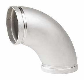 6" x 6" x 3" Grooved 40S 304SS Stainless Steel Reducing Tee No. 425H