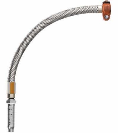 1/2" NPT VicFlex Braided Hose Assembly Galv FireLock AH2-CC
