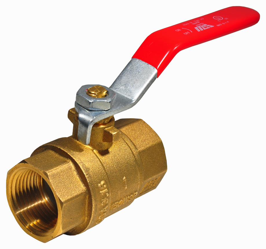 013-30224 MAS B-1F 1 IP BRASS BALL VALVE