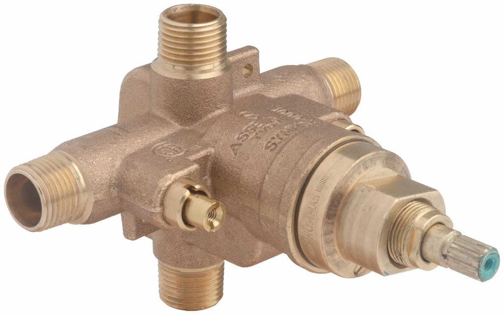 Temptrol Pressure Balance Tub/Shower Rough-In Valve with Stops