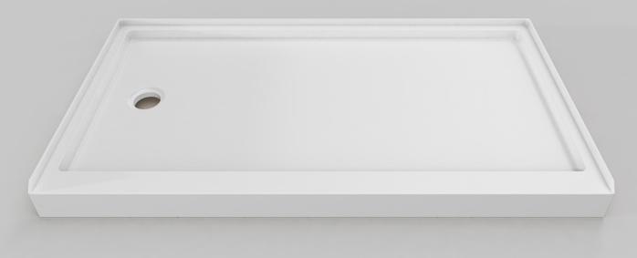 60 x 32 Low Profile Single Threshold Shower Base with LH Drain