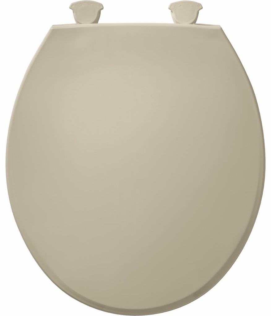 Round Plastic Easy-Clean Toilet Seat with Cover