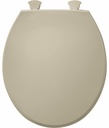 Round Plastic Easy-Clean Toilet Seat with Cover