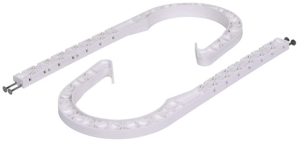 OAT 4 X 7 IN DWV JHOOK WHITE BULK 25BAG