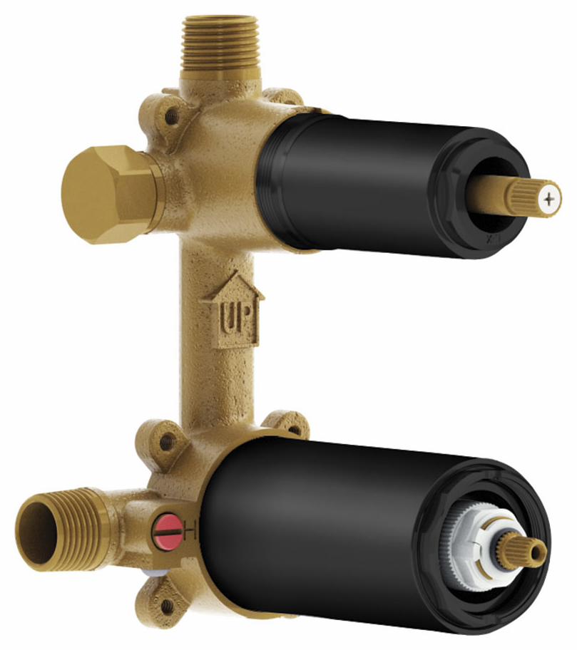 2-Way Thermostatic Rough-In Valve with Diverter
