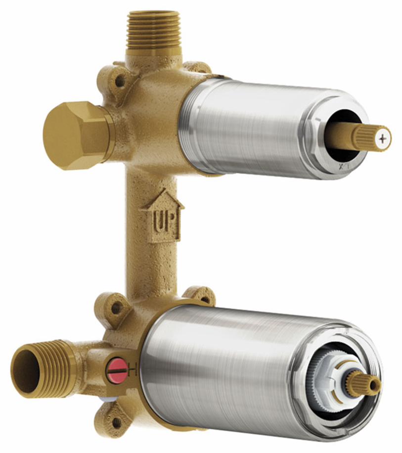 2-Way Thermostatic Rough-In Valve with Diverter