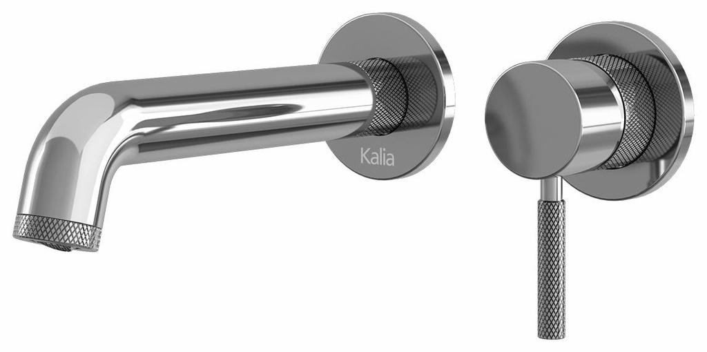 Preciso Wall Mount Bathroom Faucet with Push Drain