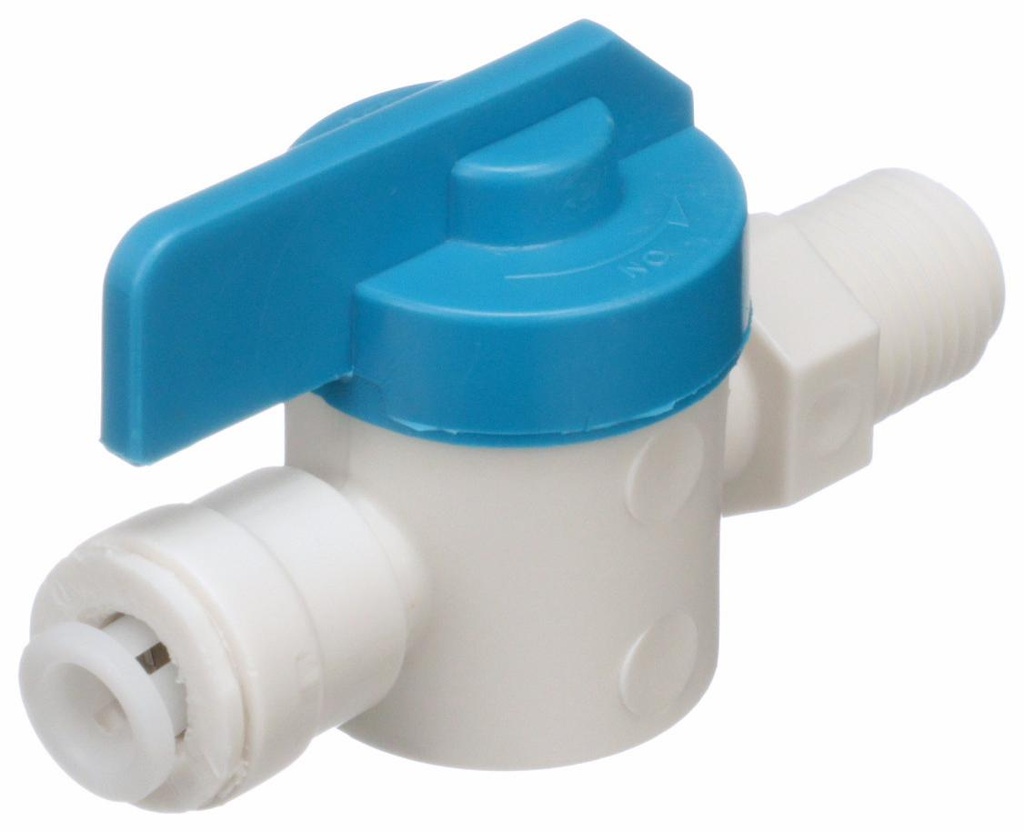 1/4 In OD x 1/4 In MNPT 1062-04 Male Straight Valve 1062