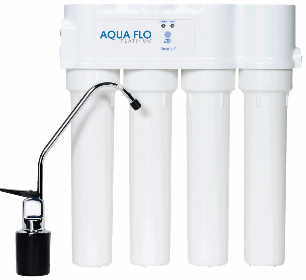 AQF PLAT 1240, 4VTFC50G c/w 50 MICRON CARBON BLOCK, AIR GAP FAUCET